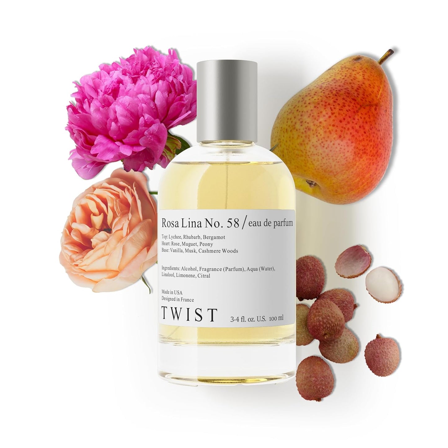 Eau De Parfum Inspired by Burberry Her - Long-Lasting Strawberry & Vanilla Fragrance Spray | 100 ml | Vegan & Clean Ingredients