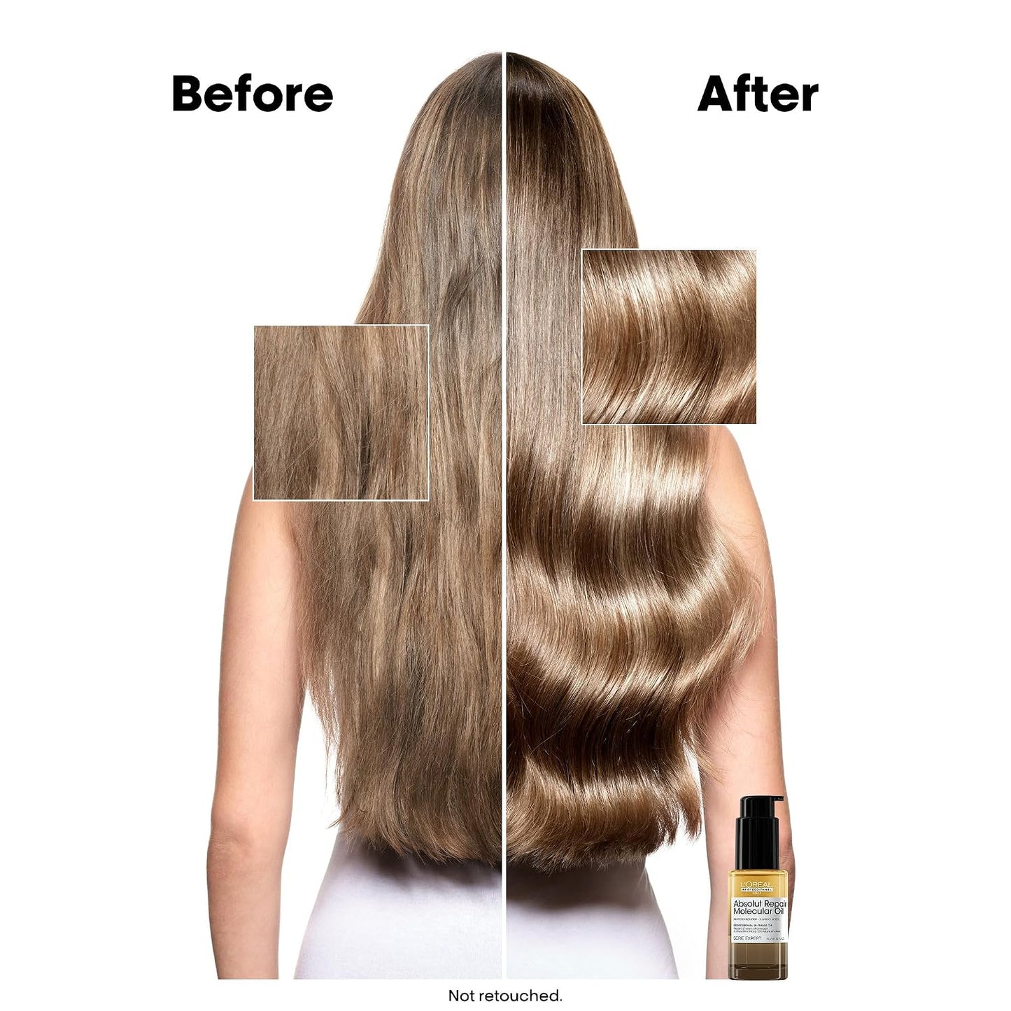 L'Oréal Professionnel Paris Hair Oil - High Shine Bi-Phase Formula, Repairs Damage & Reduces Frizz | Lightweight, Fast-Absorbing