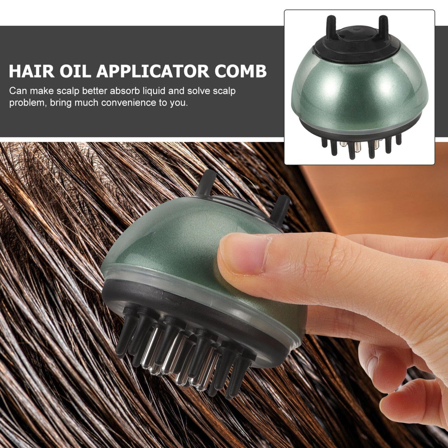 Healvian Oil Applicator Root Applicator Bottle Scalp Care Scalp Oil Dispenser Medicine Treatment Care Tool Home Travel