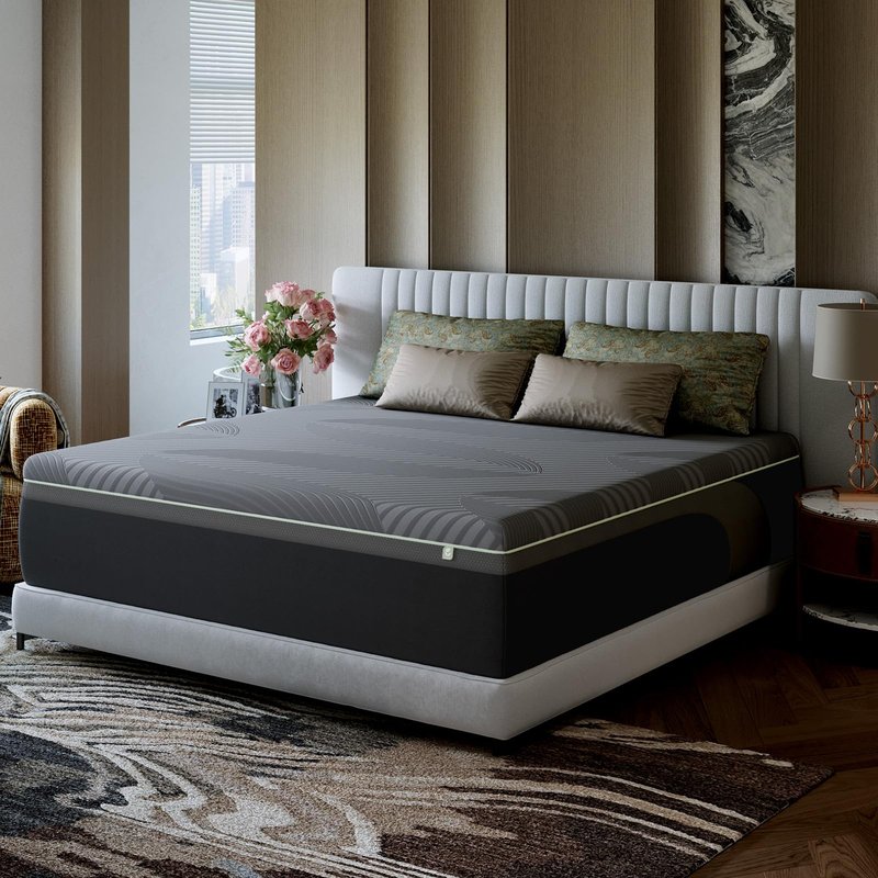 Novilla 14 Inch King Mattress, King Memory Foam Mattress with AiryFlow Cooling System for Cool Night, Pressure Relief, Ergonomic Support for Spinal Alignment, CertiPUR-US Certified, Medium Firm