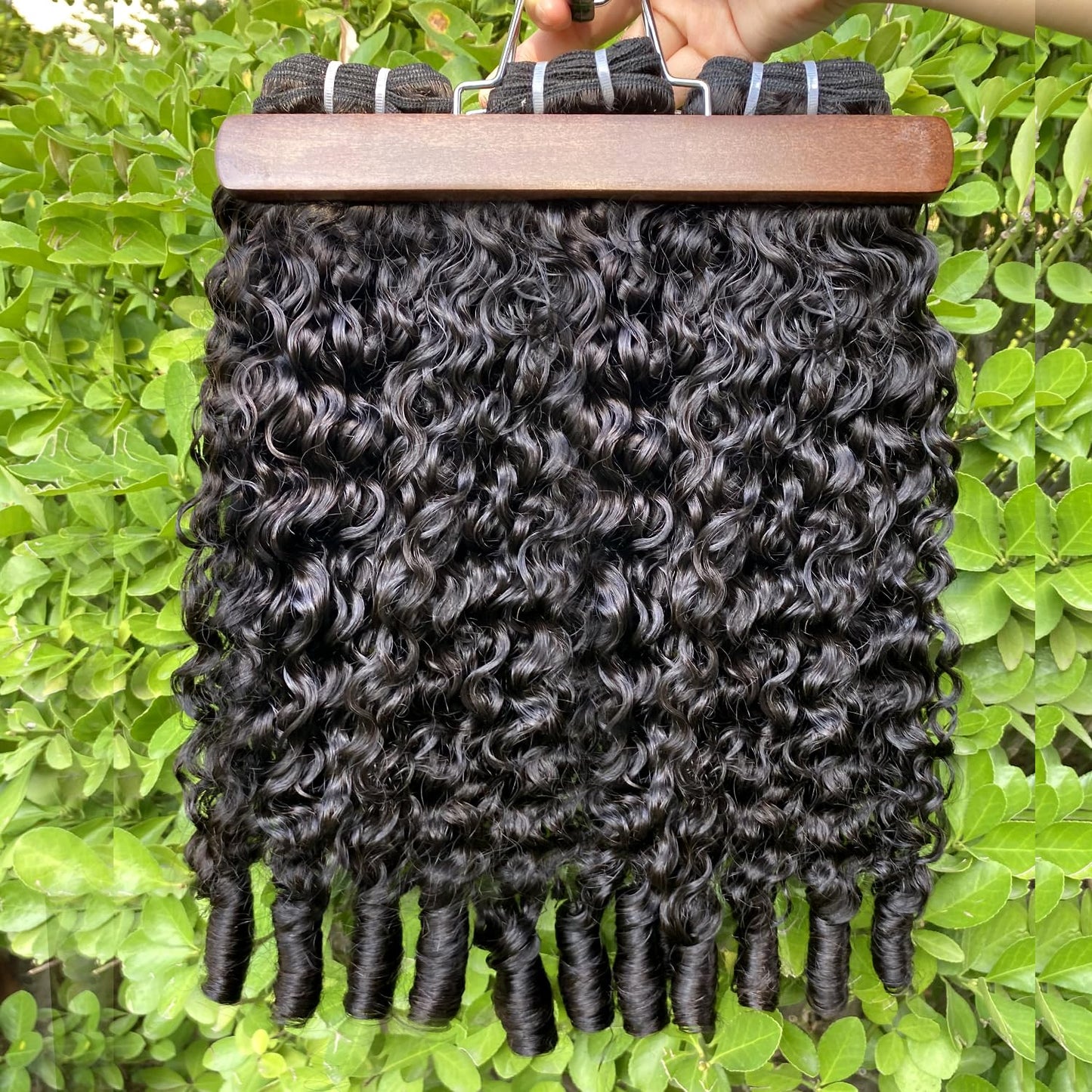 Burmese Curly Hair Bundles - 100% Unprocessed Raw 15A Kinky Curly Weave | 18-20-22 Inch, Natural Color