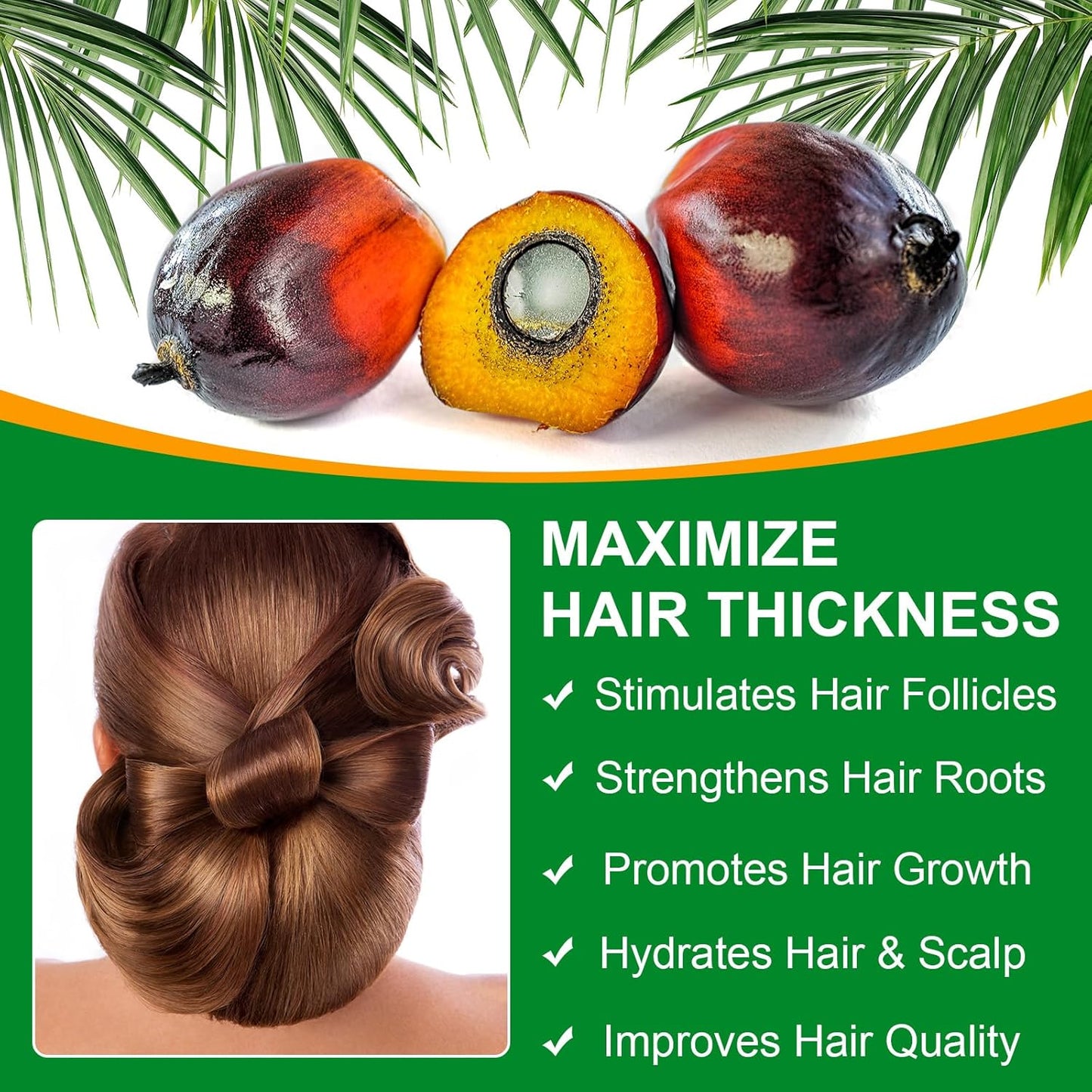 Batana Oil for Hair Growth - 100% Pure Natural Oil | Nourishes & Strengthens All Hair Types - 4.04 fl oz