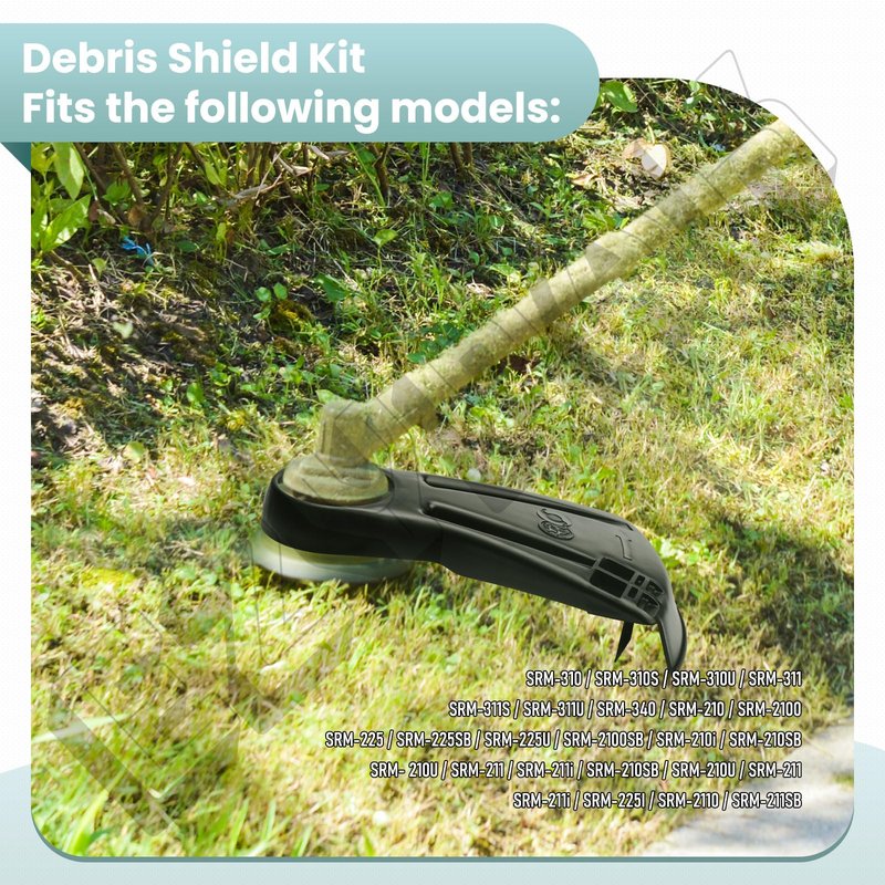 EZYPAK String Trimmer Shield Deflector Guard Kit for Echo P021047400 P021053450 P021001260 P021015661 C550000032 P021015660 SRM-225 SRM-230 SRM-280