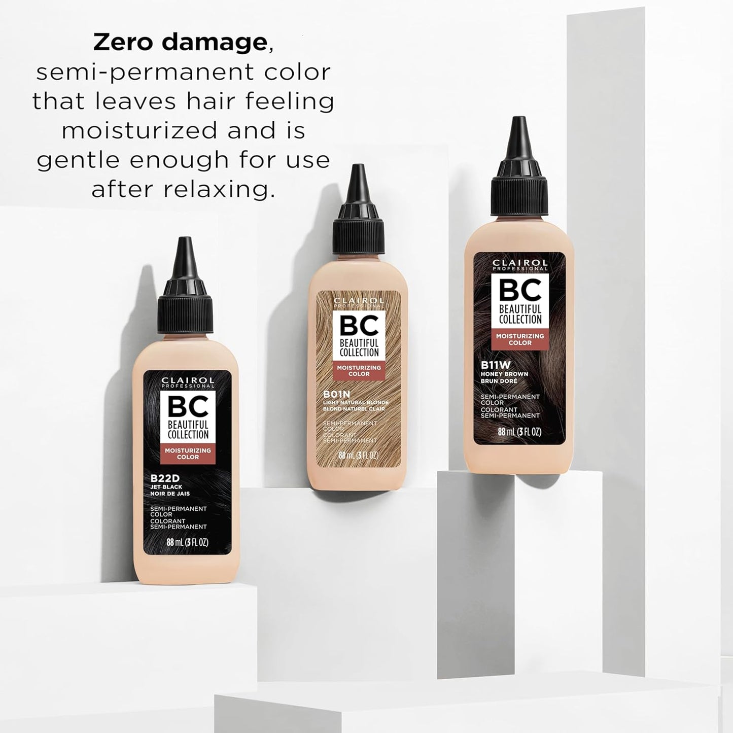 Clairol Professional Semi-Permanent Hair Color - Zero Damage Formula for All Hair Textures | Vibrant Shades Available