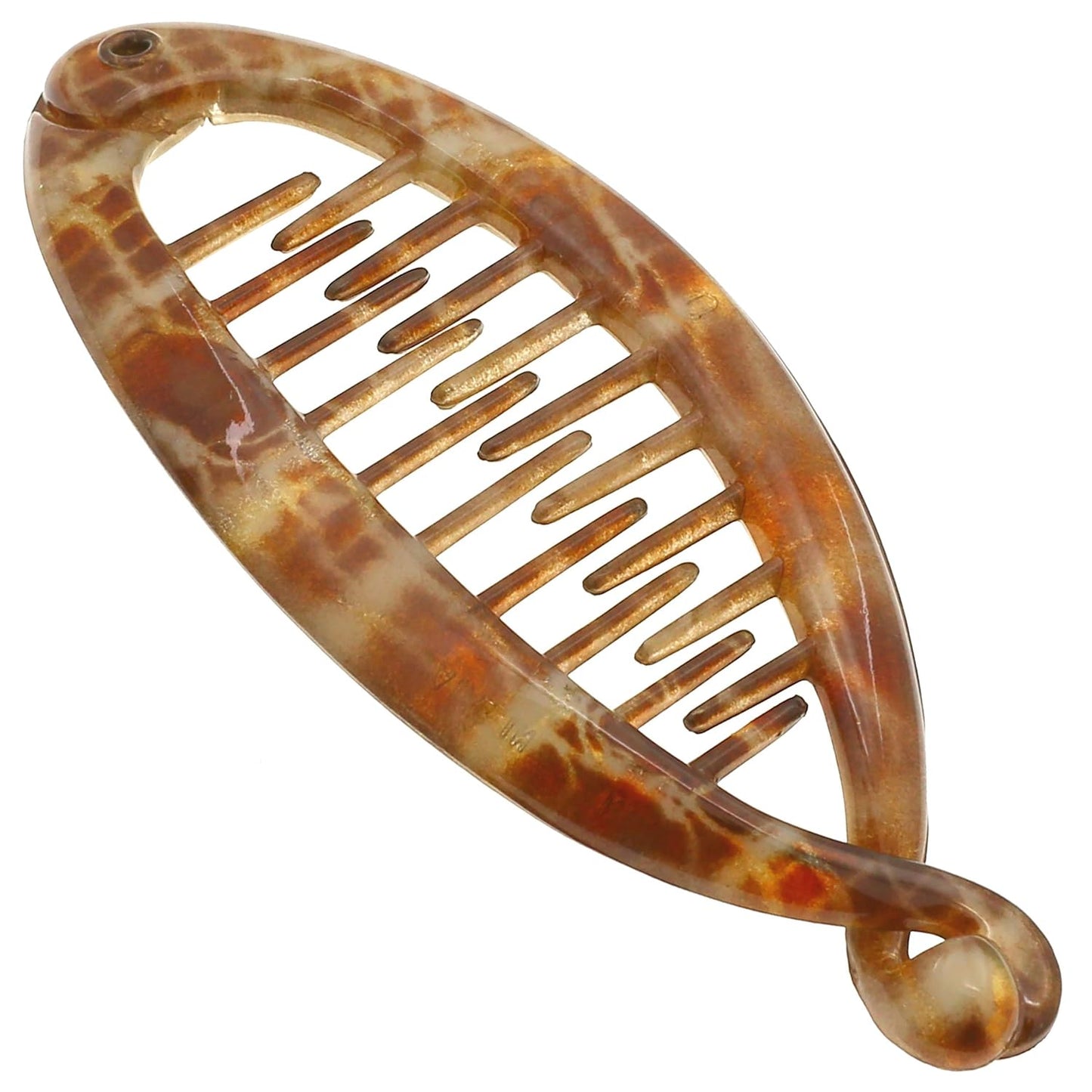 French Extra Small Banana Clips for Thin Hair - 3.5 Inch Classic Strong Hold Updo Ponytail Holder