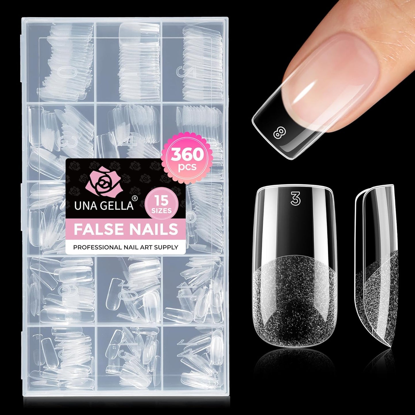 Super Strong Nail Glue - 10ml Quick Drying Gel for Press-On Nails | Long-Lasting & No Lamp Needed