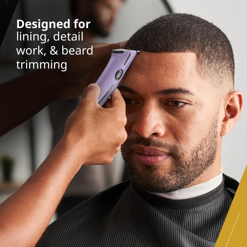 Wahl Professional Sterling MAG Cordless Trimmer, LE Lavender and Navy, Lithium Ion, Quick-Detach Blade, 120 Minute Run Time, Includes Charging Stand