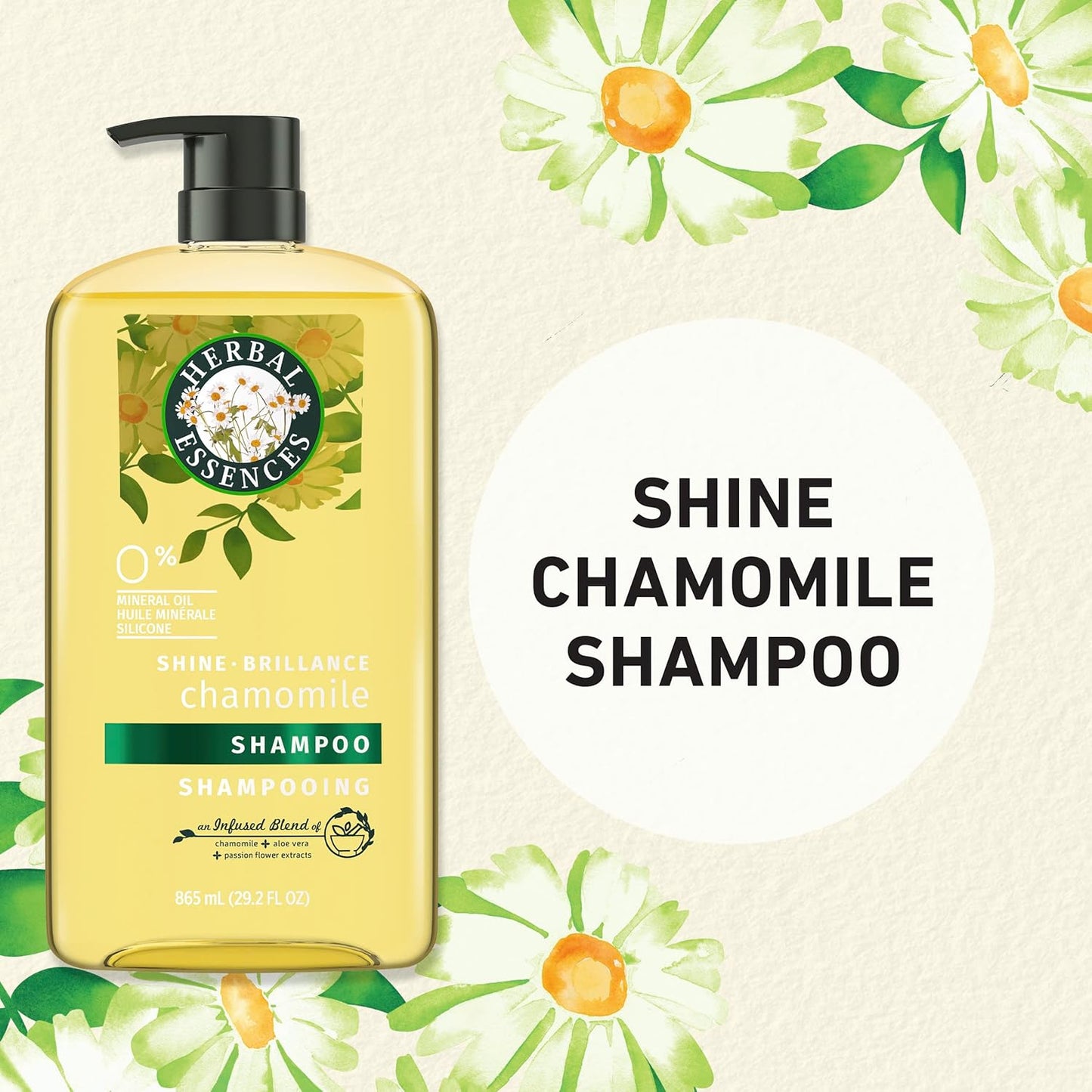 Herbal Essences Shine Collection Shampoo & Conditioner Set | Nourishing Formula for Radiant Hair