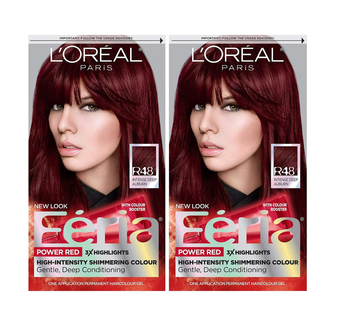 L’Oreal Paris Feria Hair Color - High Intensity Jet Black Dye for 3X Highlights | 1 Kit