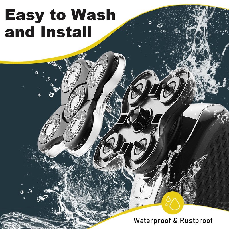 XR7000 Balder Pro Replacement Head Compatible with Remington Balder Pro Head Shaver Model XR7000/XR1500/XR1501 (4 Count)