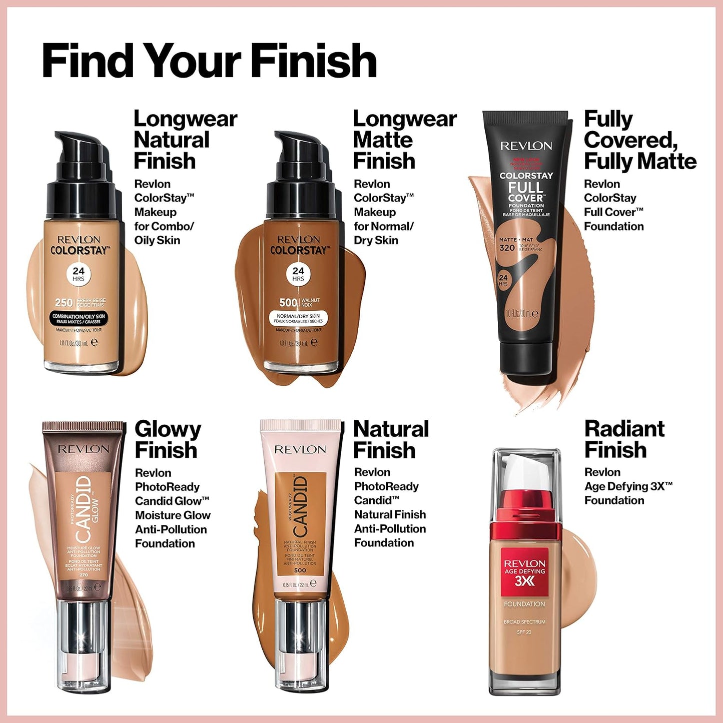 Revlon ColorStay Full Cover Matte Foundation - Heat & Sweat Resistant, Almond (405), 1.0 oz