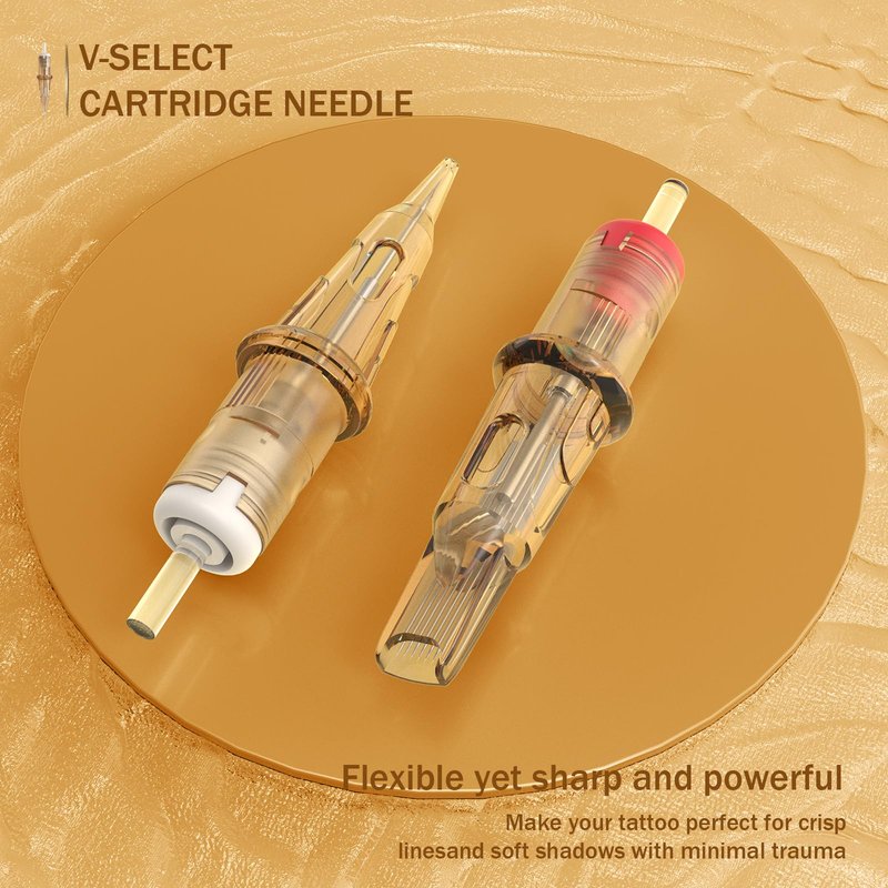 EZ Tattoo Cartridge Needles - 20Pcs #12 (7RL) Standard Round Liner Disposable Tattoo Needles Cartridges for Rotary Tattoo Machine Pen Gun - V SELECT