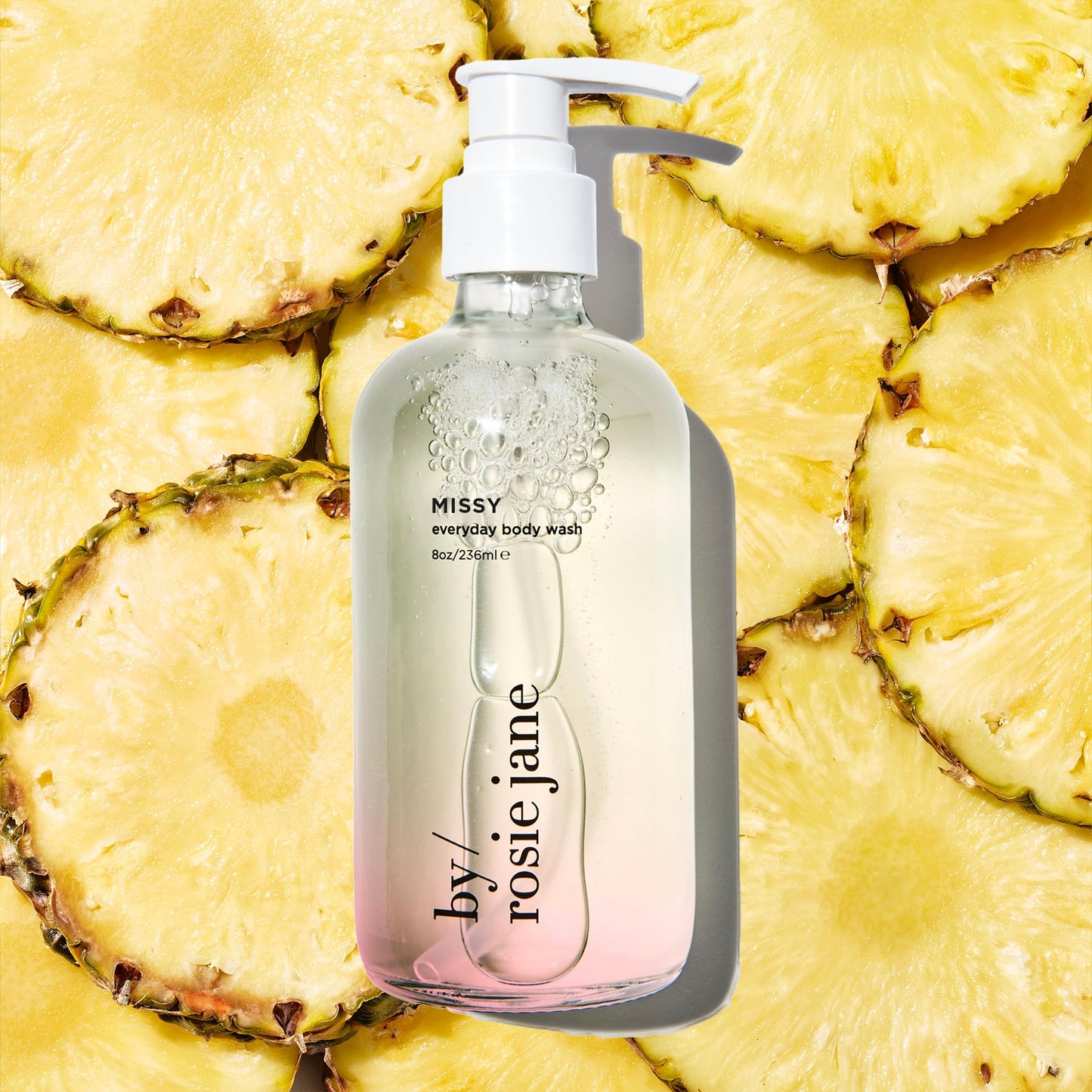 By Rosie Jane Body Wash (Dulce) - Hydrating Body Wash Made with Creamy Vanilla, Brown Sugar & Warm Hinoki Wood - Supports Skin Elasticity & Builds Collagen - Vegan & Non-Toxic (8 Fl Oz)