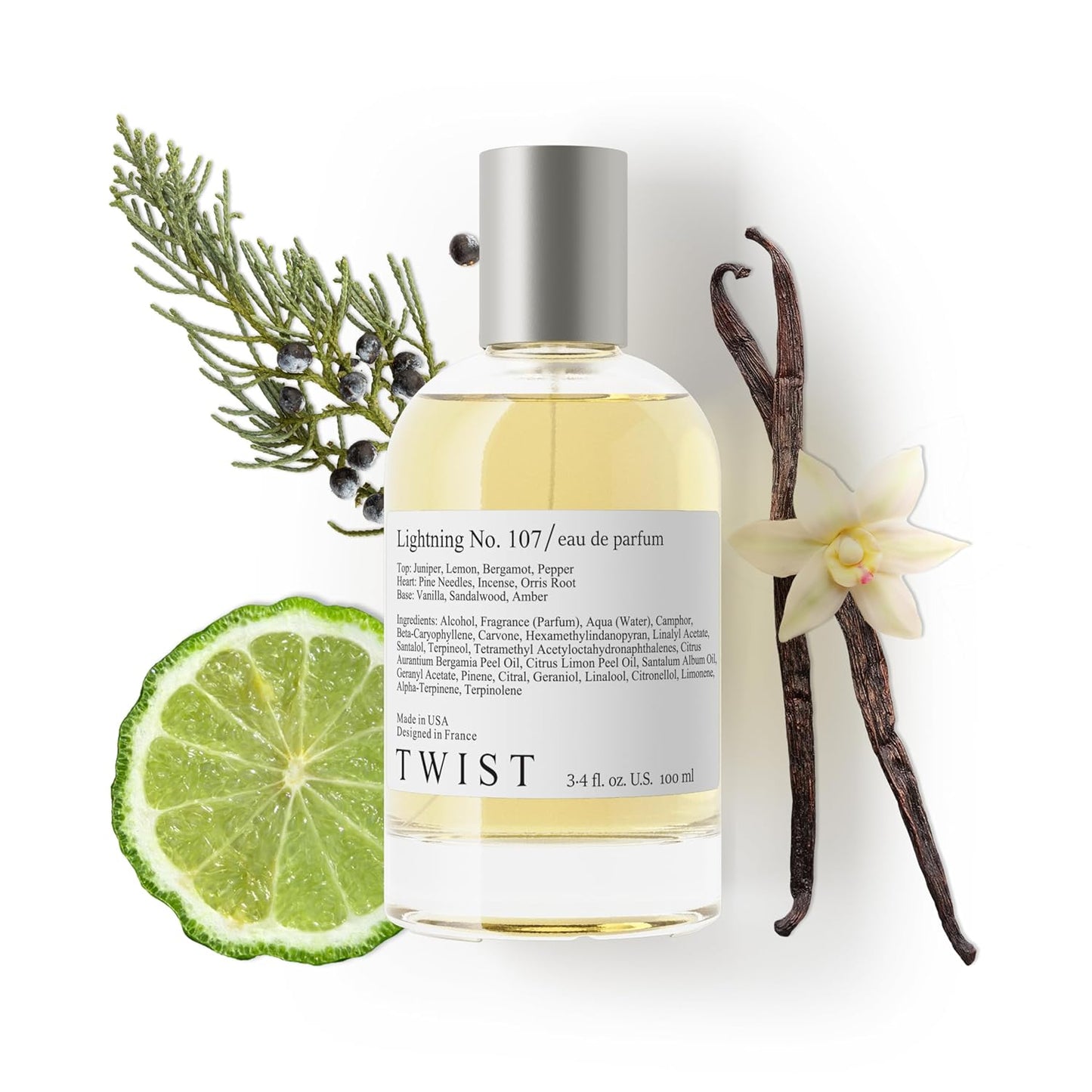 Eau De Parfum Inspired by Burberry Her - Long-Lasting Strawberry & Vanilla Fragrance Spray | 100 ml | Vegan & Clean Ingredients