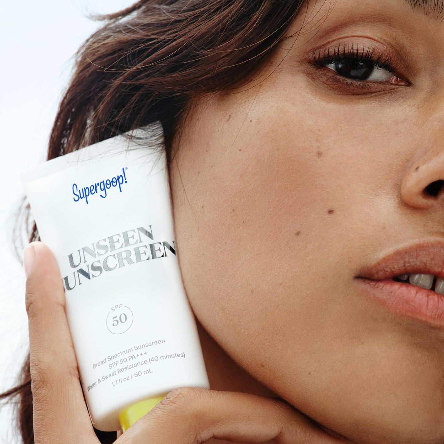 Supergoop! Unseen Sunscreen - Clear Invisible Face Sunscreen & Makeup Primer | Oil-Free, Weightless, All Skin Types