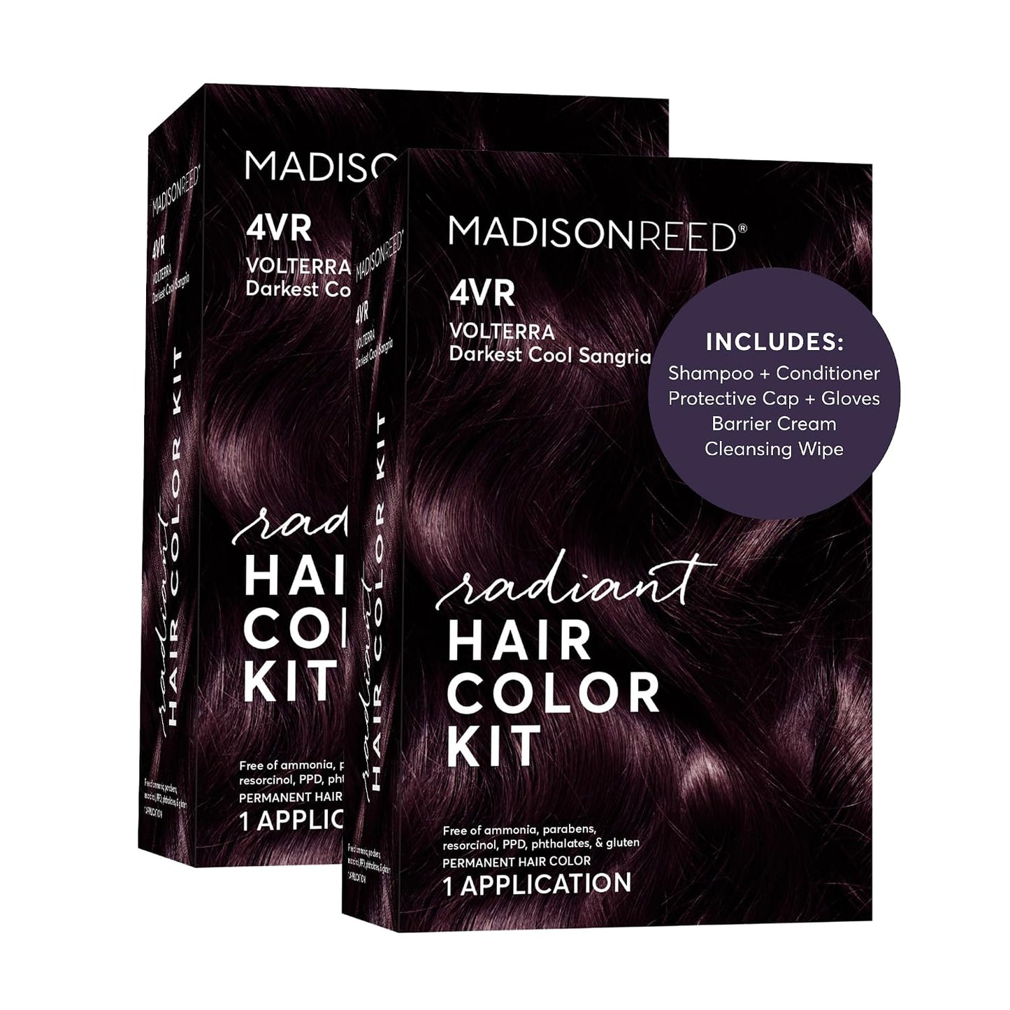 Madison Reed Radiant Hair Color Kit - 5RV Dark Garnet Red | Vivid Permanent Dye for Bold Color & Maximum Shine