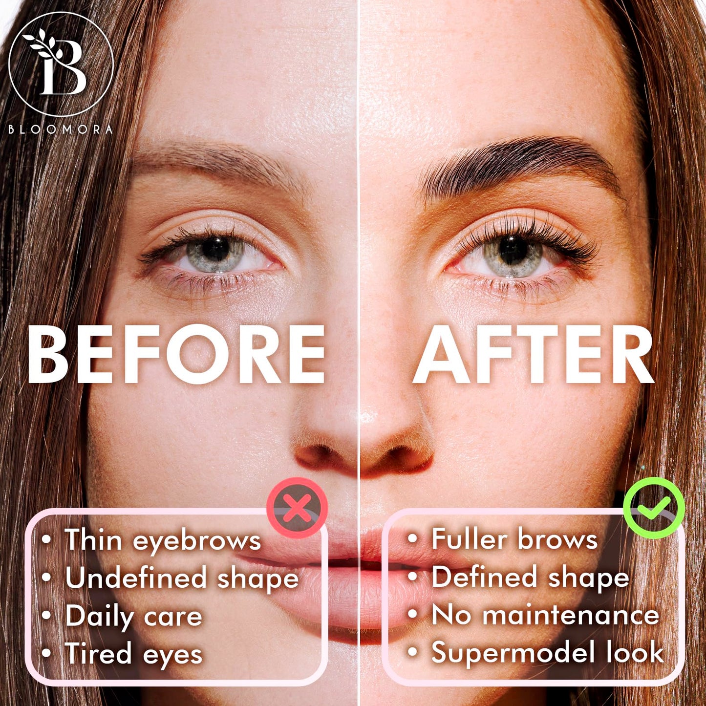 Eyebrow Lamination Kit, At-Home Brow Lift Kit for Beginner/Professional, Includes Instructions, Lasts 6-8 Weeks, 15 Applications, Safe & Effective - BK1