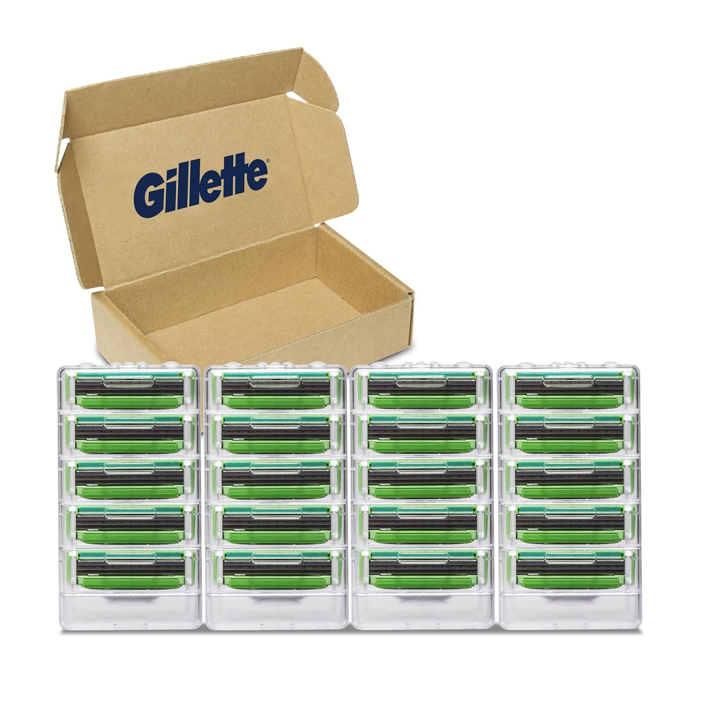 Gillette Mach3 Sensitive Razor Blade Refills - 20 Count for a Smooth Shave