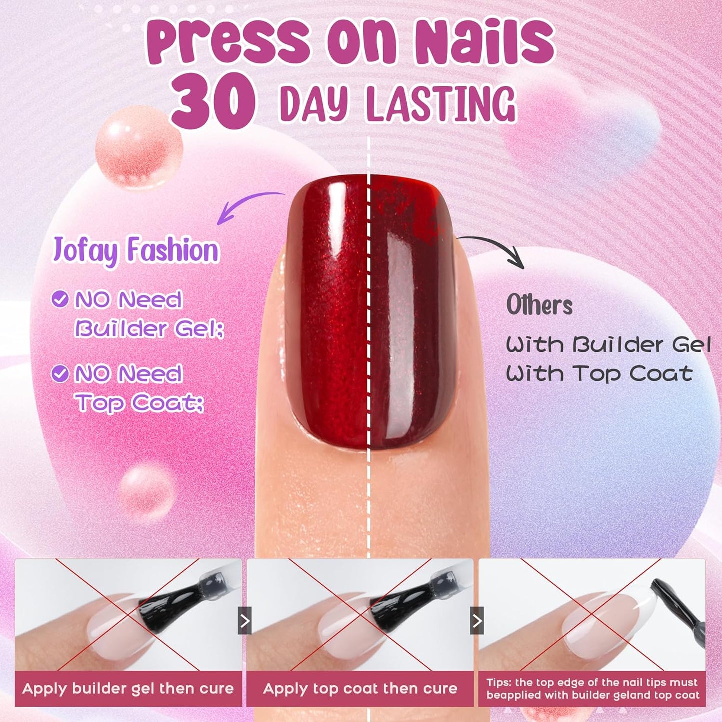 Cat Eye Press On Nails - Short Square Soft Gel Nail Art | 160PCS in 5 Styles & 16 Sizes