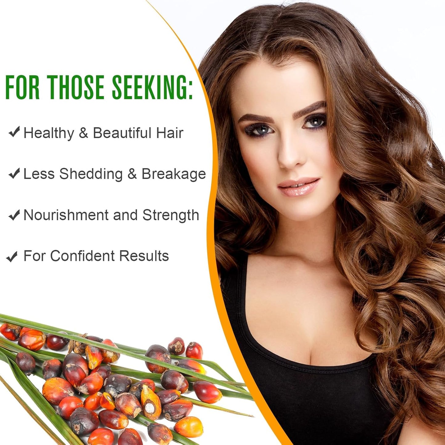 Batana Oil - 100% Pure Natural Hair Growth Oil | Nourishes & Eliminates Split Ends, 2.02 fl oz