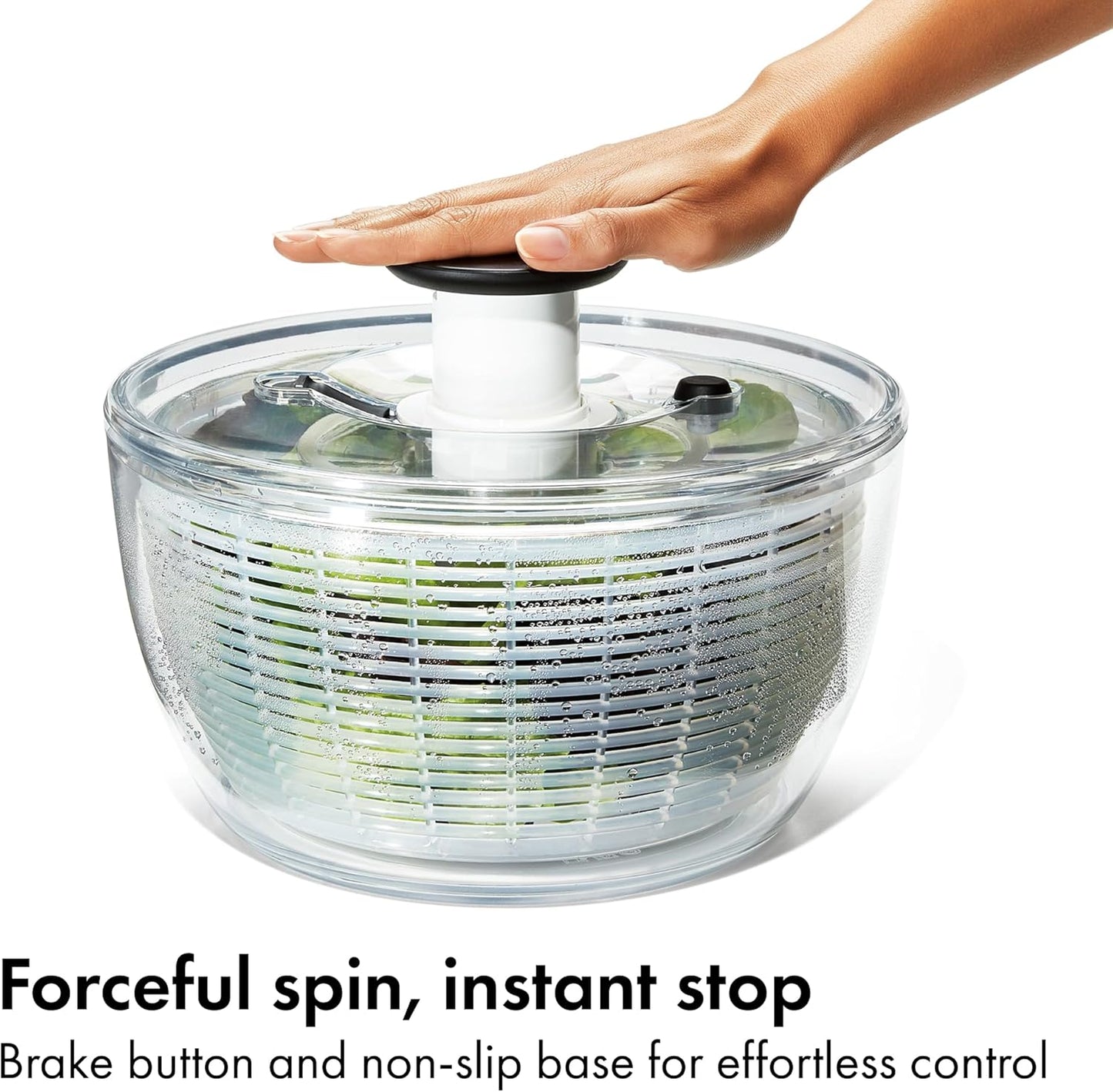 OXO Good Grips Salad Spinner - Efficient Lettuce & Vegetable Washer | 6.22 Quart Capacity