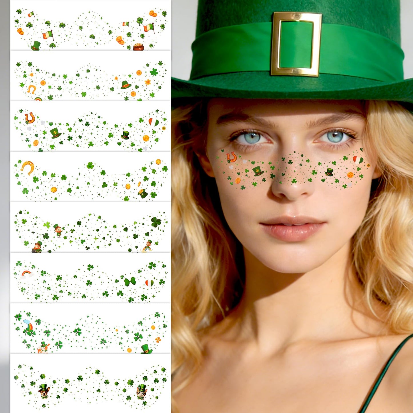 Konsait St Patricks Day Face Makeup Kit