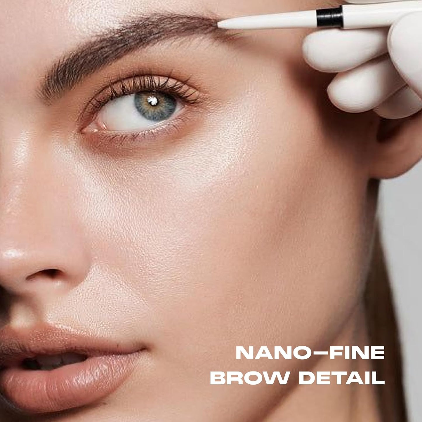 Morphe Nano Brow Pencil - Ultrafine Eyebrow Pencil for Hairlike Strokes | Natural Definition in Almond (0.001 oz)
