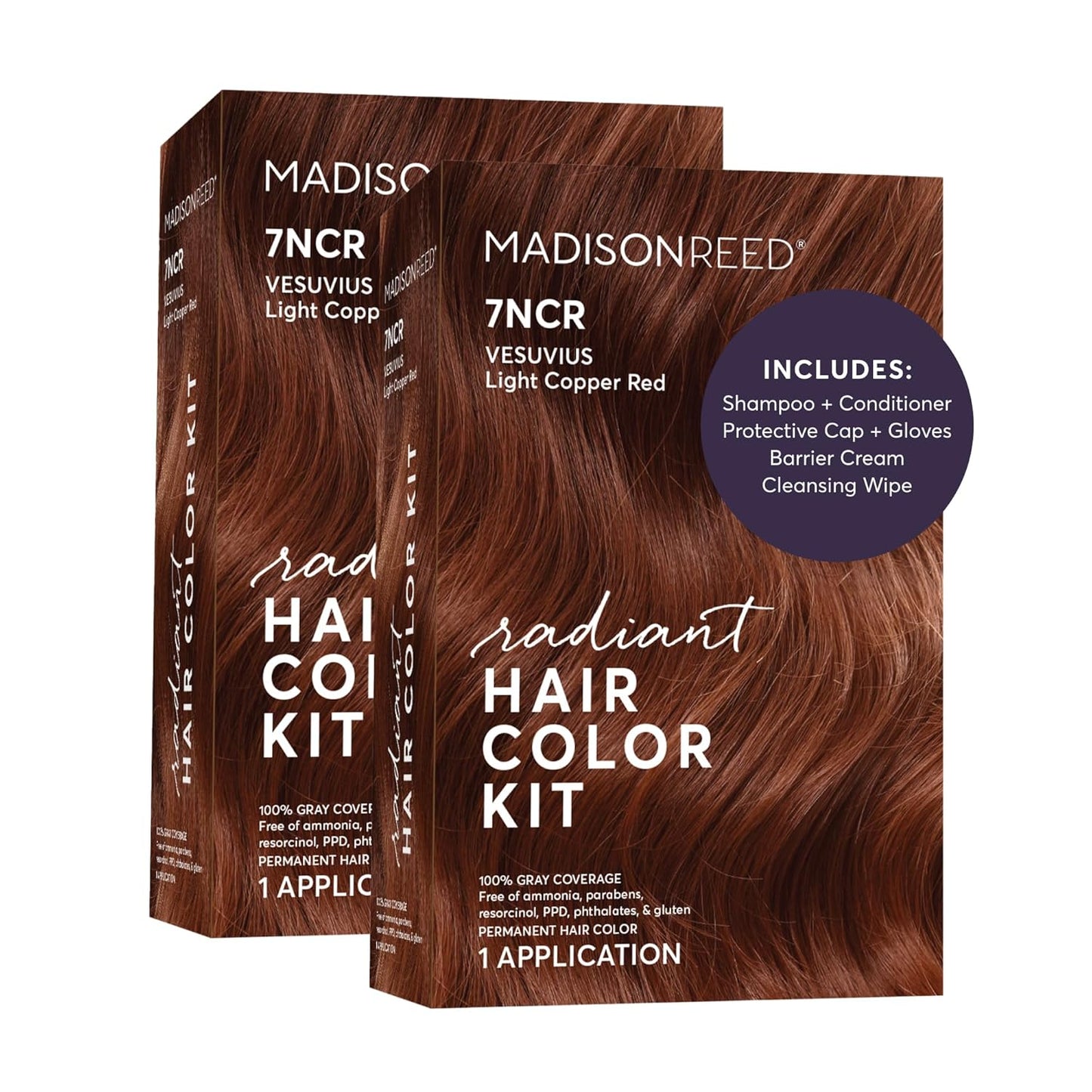 Madison Reed Radiant Hair Color Kit - 5RV Dark Garnet Red | Vivid Permanent Dye for Bold Color & Maximum Shine