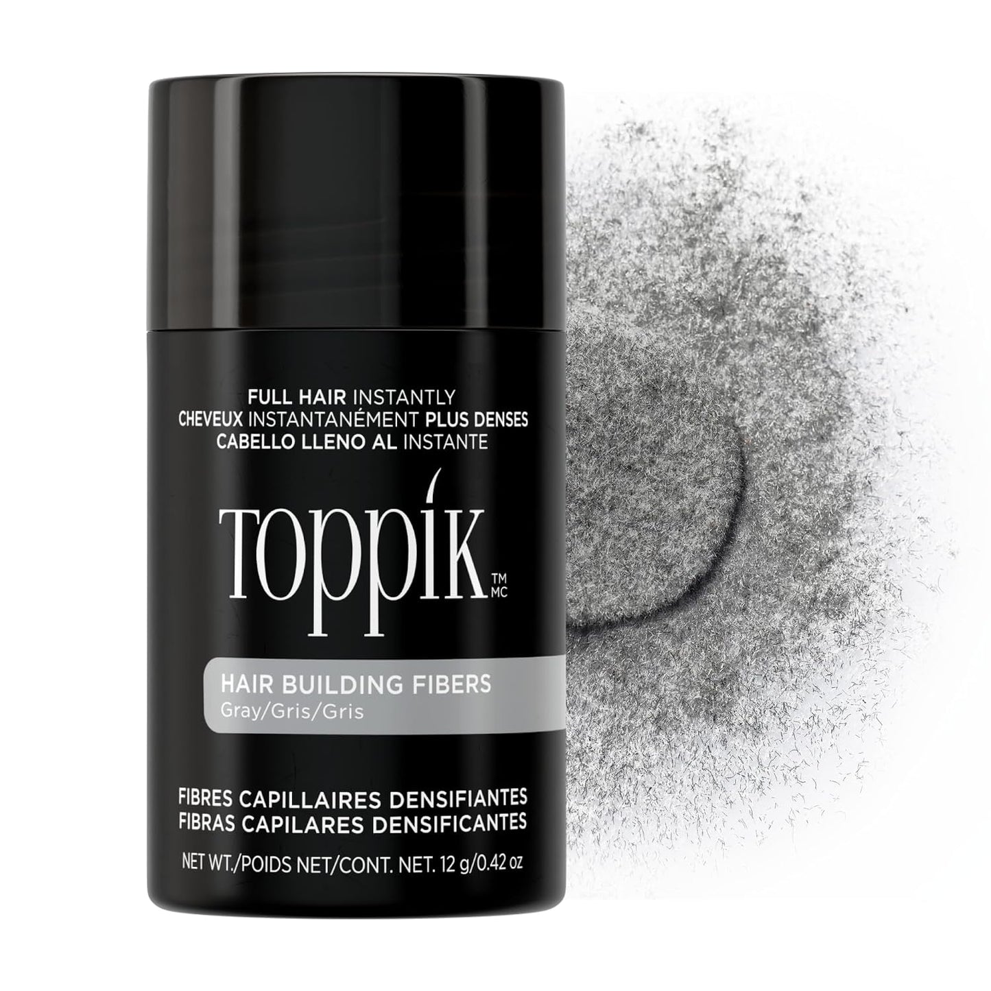 Toppik Hair Building Fibers - Instantly Thicker & Fuller Hair | 9 Shades, 4 Sizes Available
