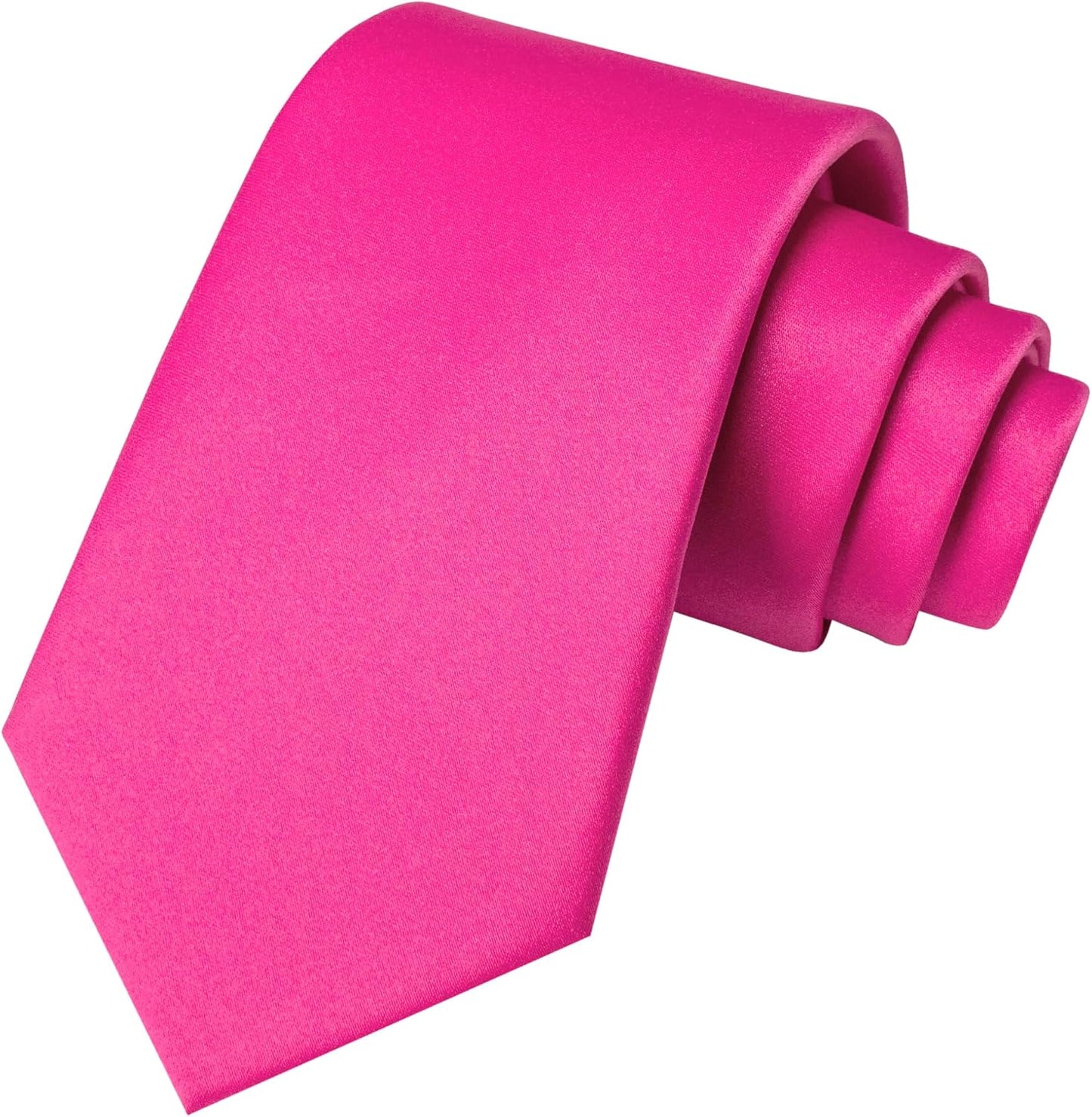 Solid Color Tie for Men - Business & Wedding Necktie | Elegant Design