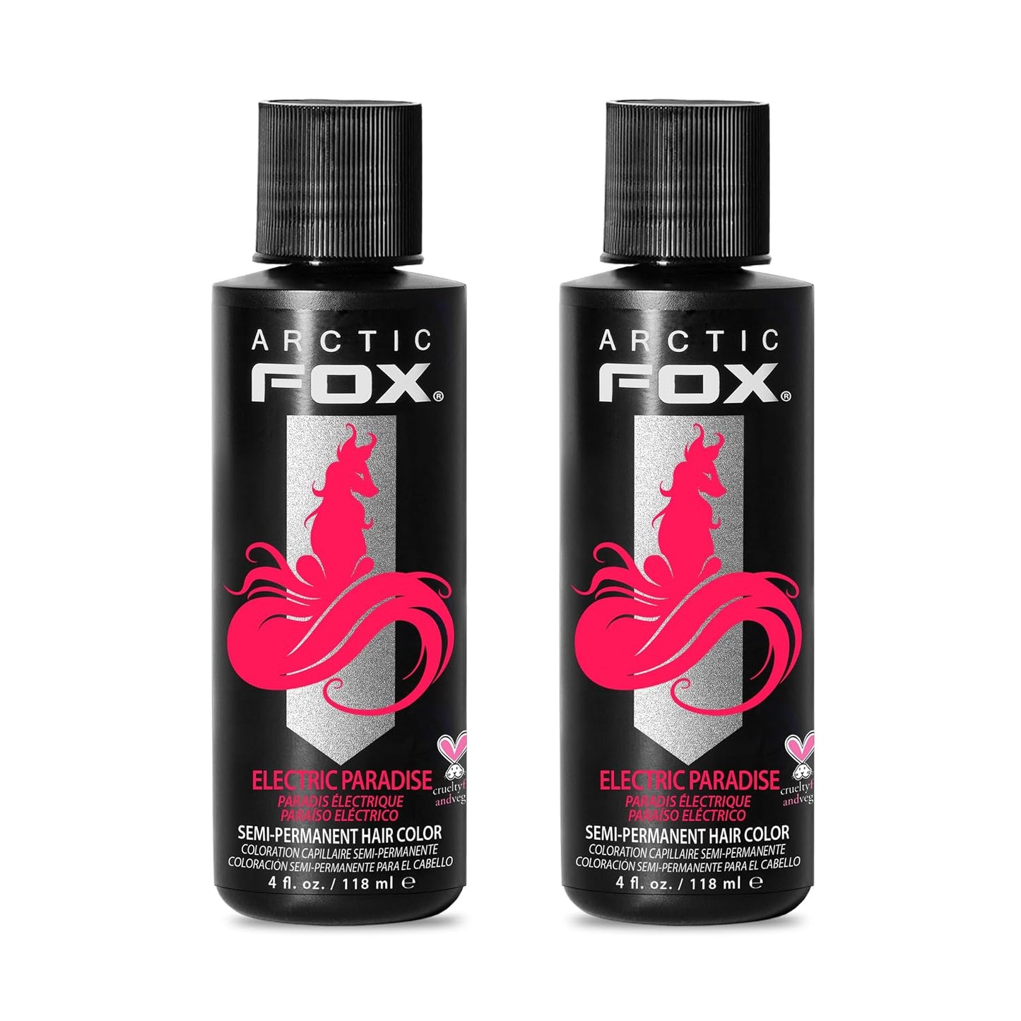 Arctic Fox Semi-Permanent Hair Dye - Vibrant Purple AF Color | Vegan, Ammonia-Free, 4 Fl Oz