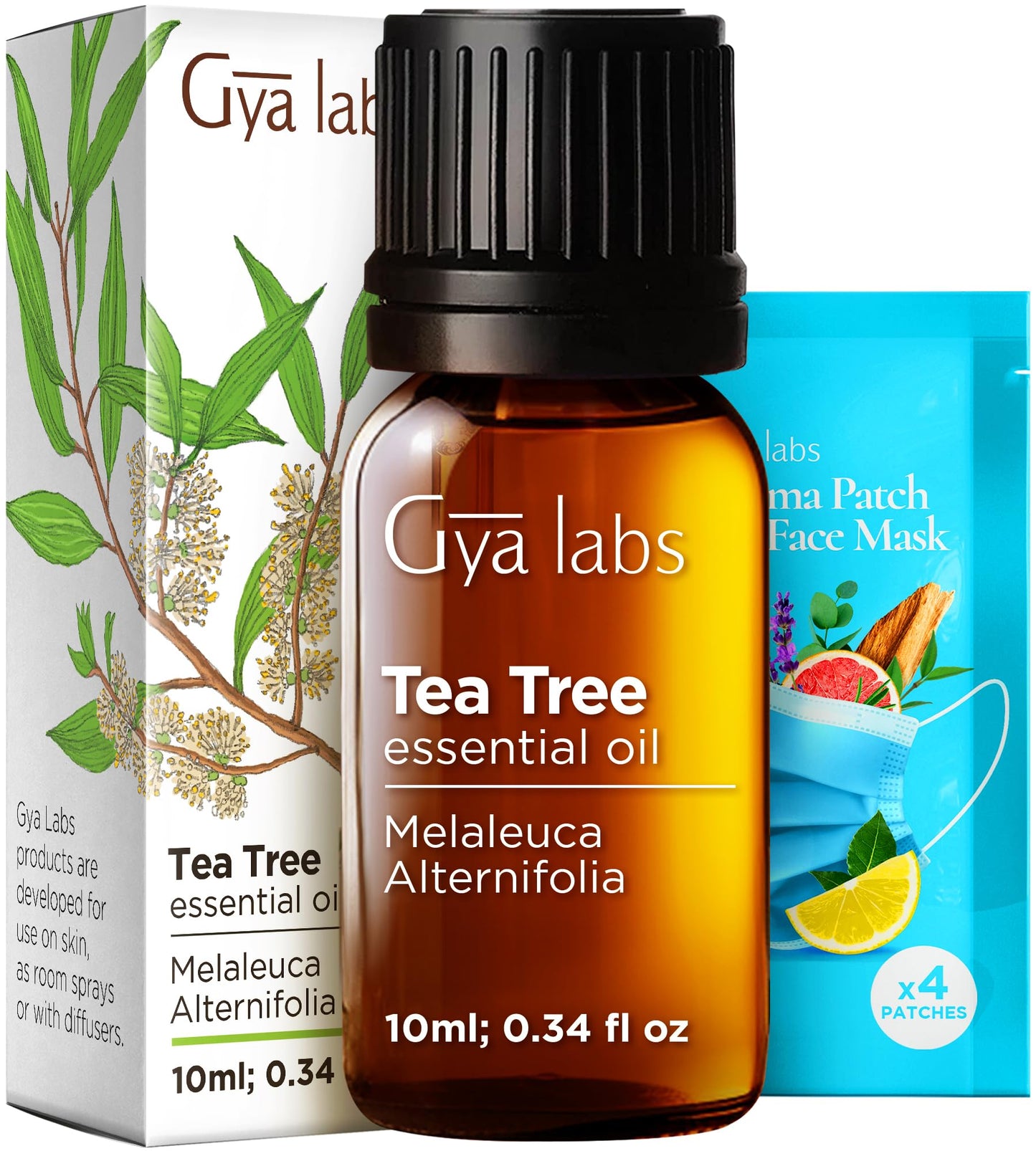 100% Pure Australian Tea Tree Essential Oil - 0.34 Fl Oz - Australian Tea Tree Oil for Hair, Skin, Diffuser, Aromatherapy & DIY Candle Making Scent