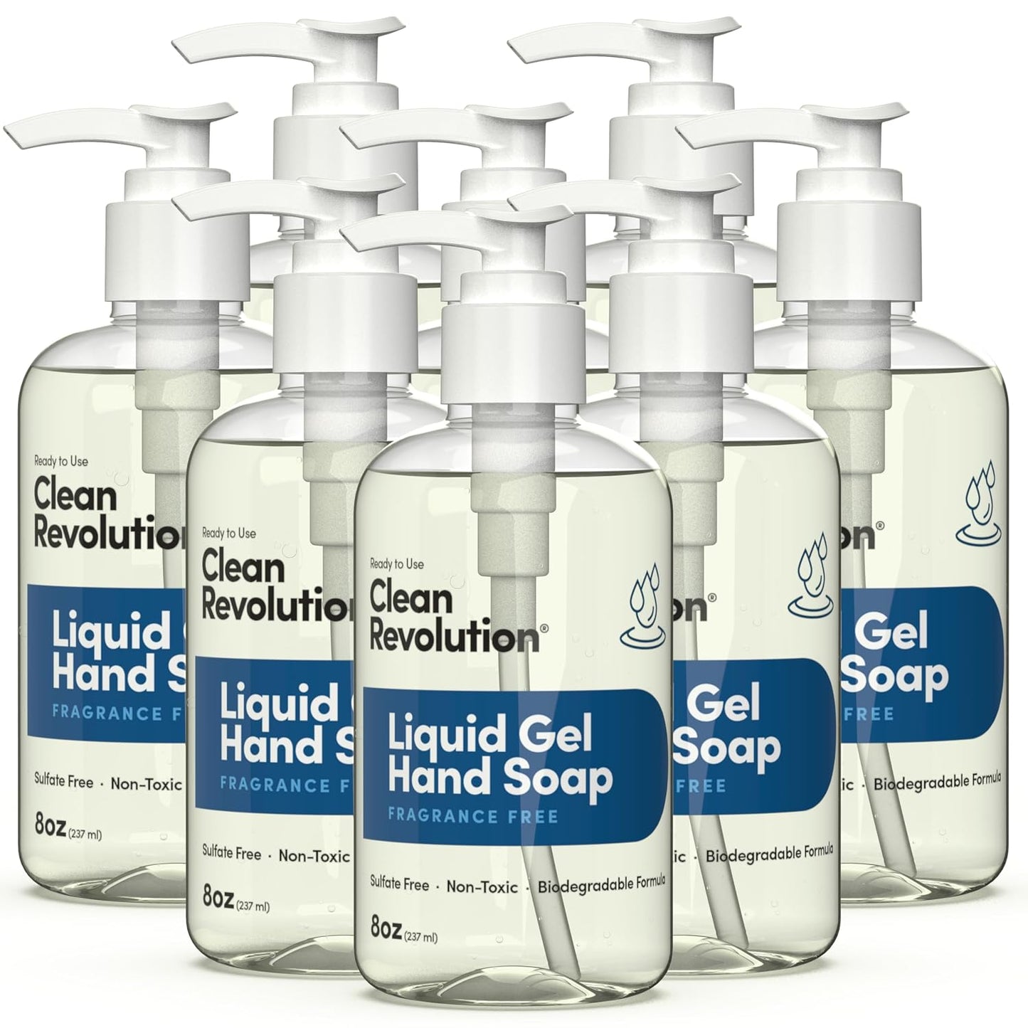 Liquid Gel Hand Soap - Natural Lavender Essential Oils | Silky Rich, Quick Lather, 128 Fl Oz