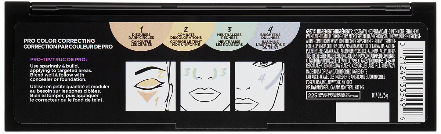 L'Oreal Paris Cosmetics Infallible Total Cover Concealing and Contour Kit