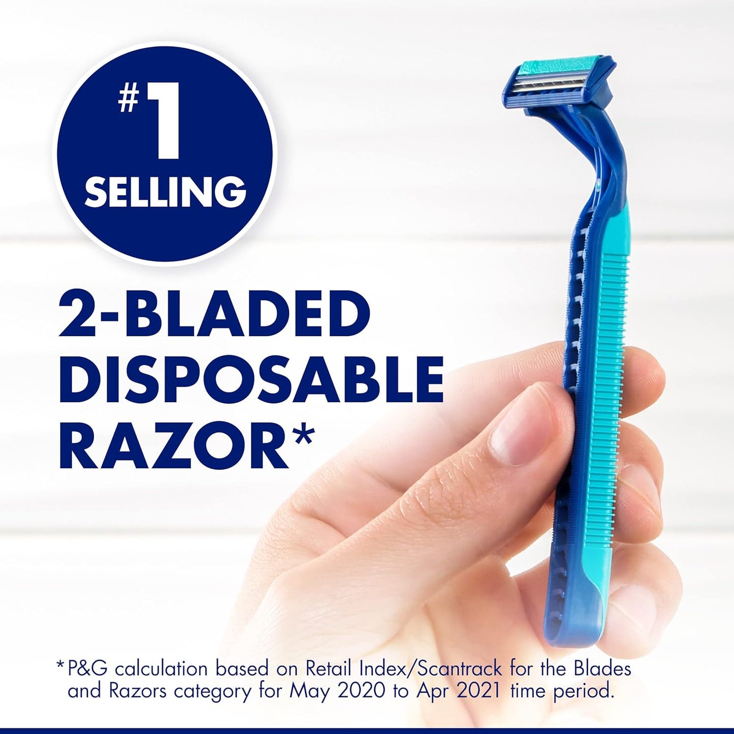 Men's Disposable Razor - Sensor2 Plus Pivot Design | 21 Count for Smooth Shaving