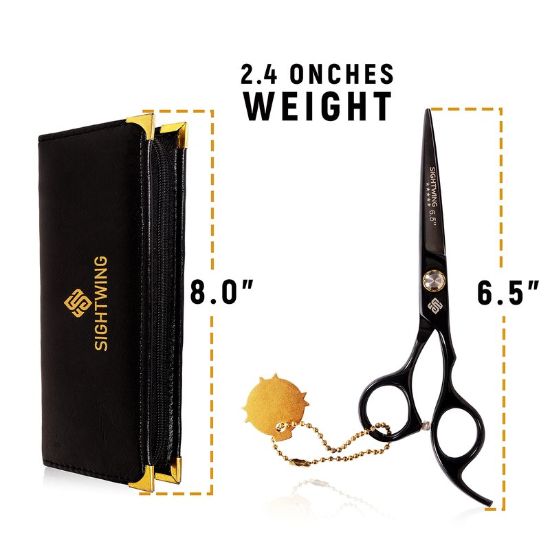 Sightwing Professional Hair Scissors 6.5"-Japnese Hair Cutting Shear, Hair Cutting Scissors, and Hair scissors Professional for Barber & Personal Use