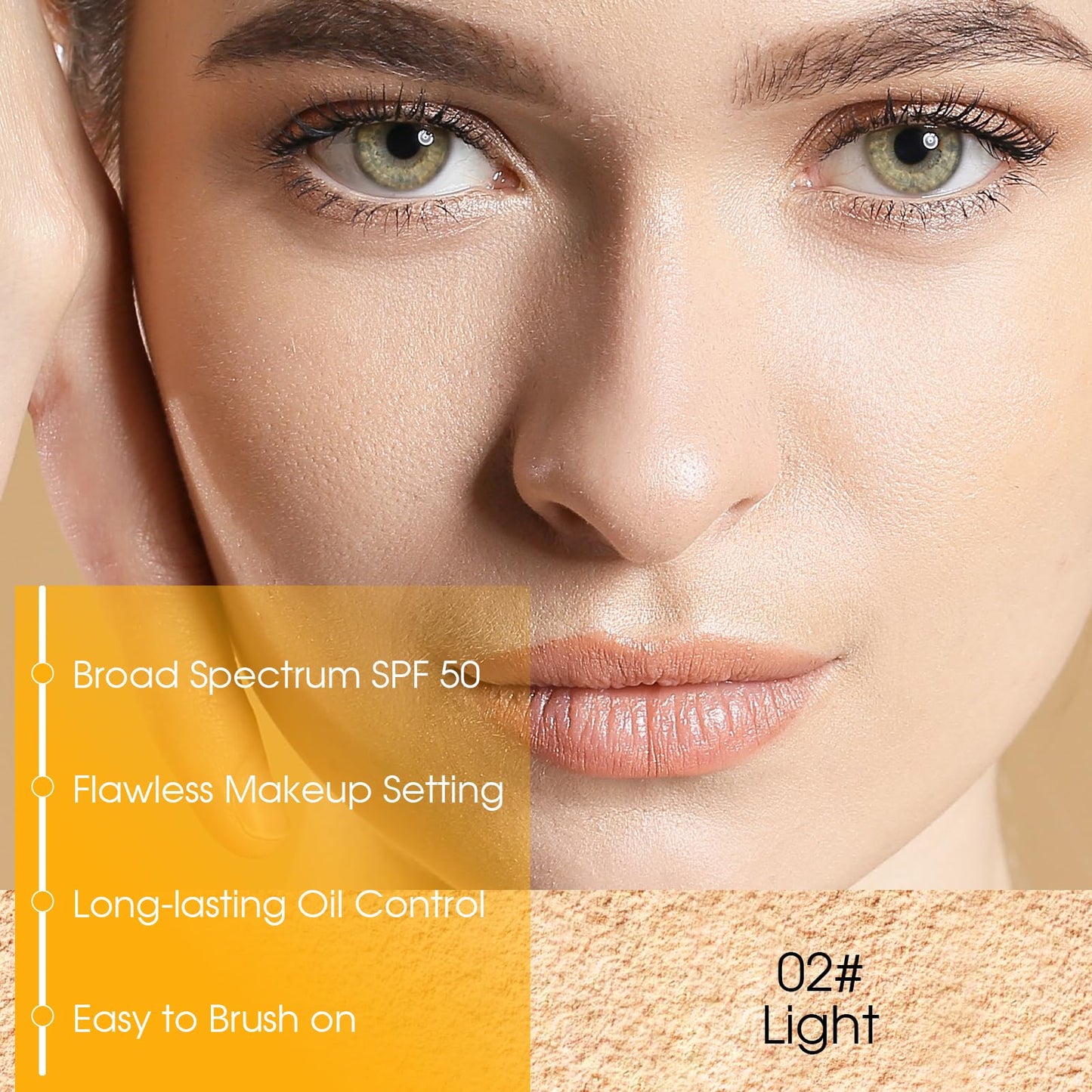 Mineral Powder Sunscreen Setting Makeup