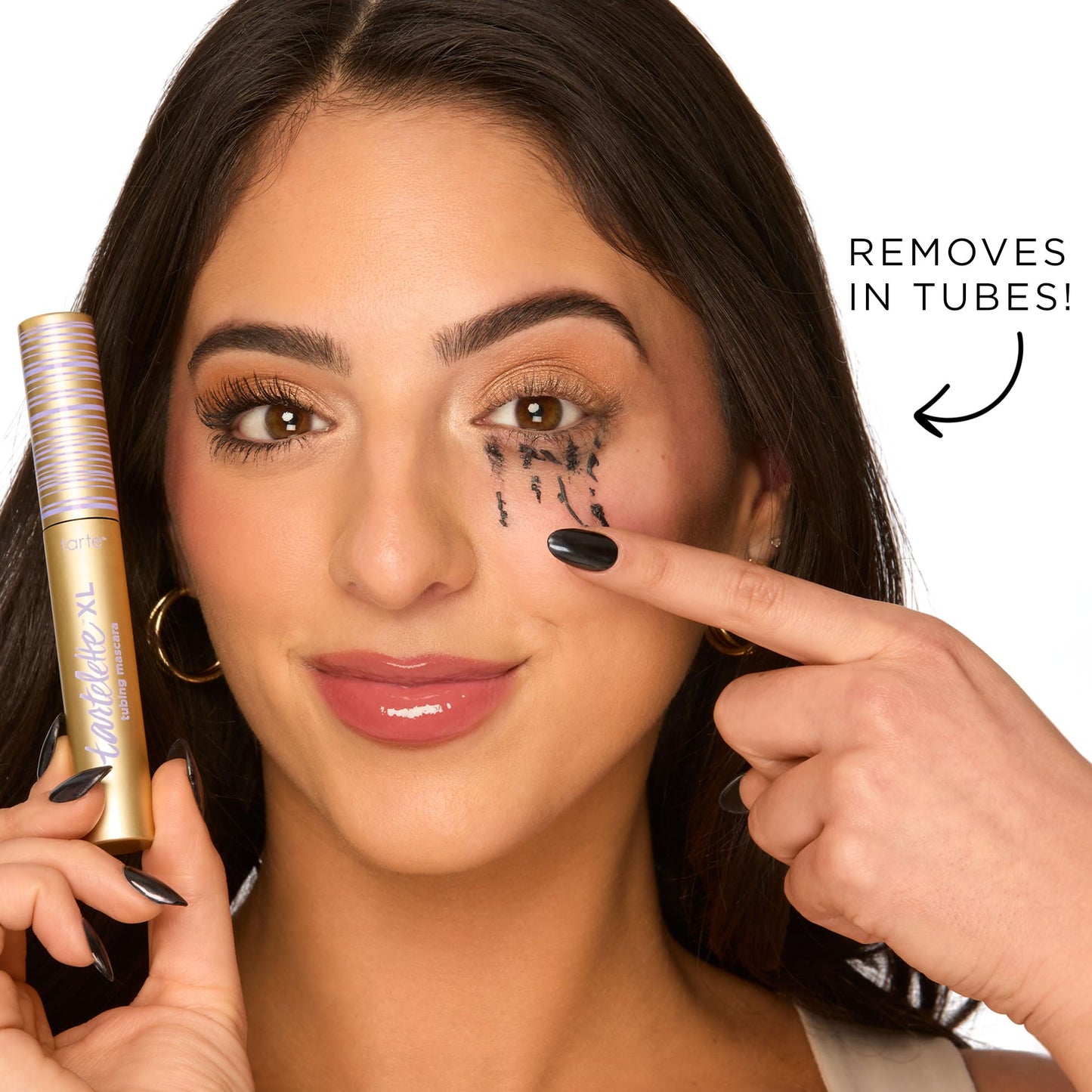 tarte tartelette XL tubing mascara – Lash Extensions in a Tube with Peptide, Extra-Bold Buildable Length & Volume, Smudge-Proof Longwear, Easy-to-Remove, Vegan & Cruelty-Free, travel size, black