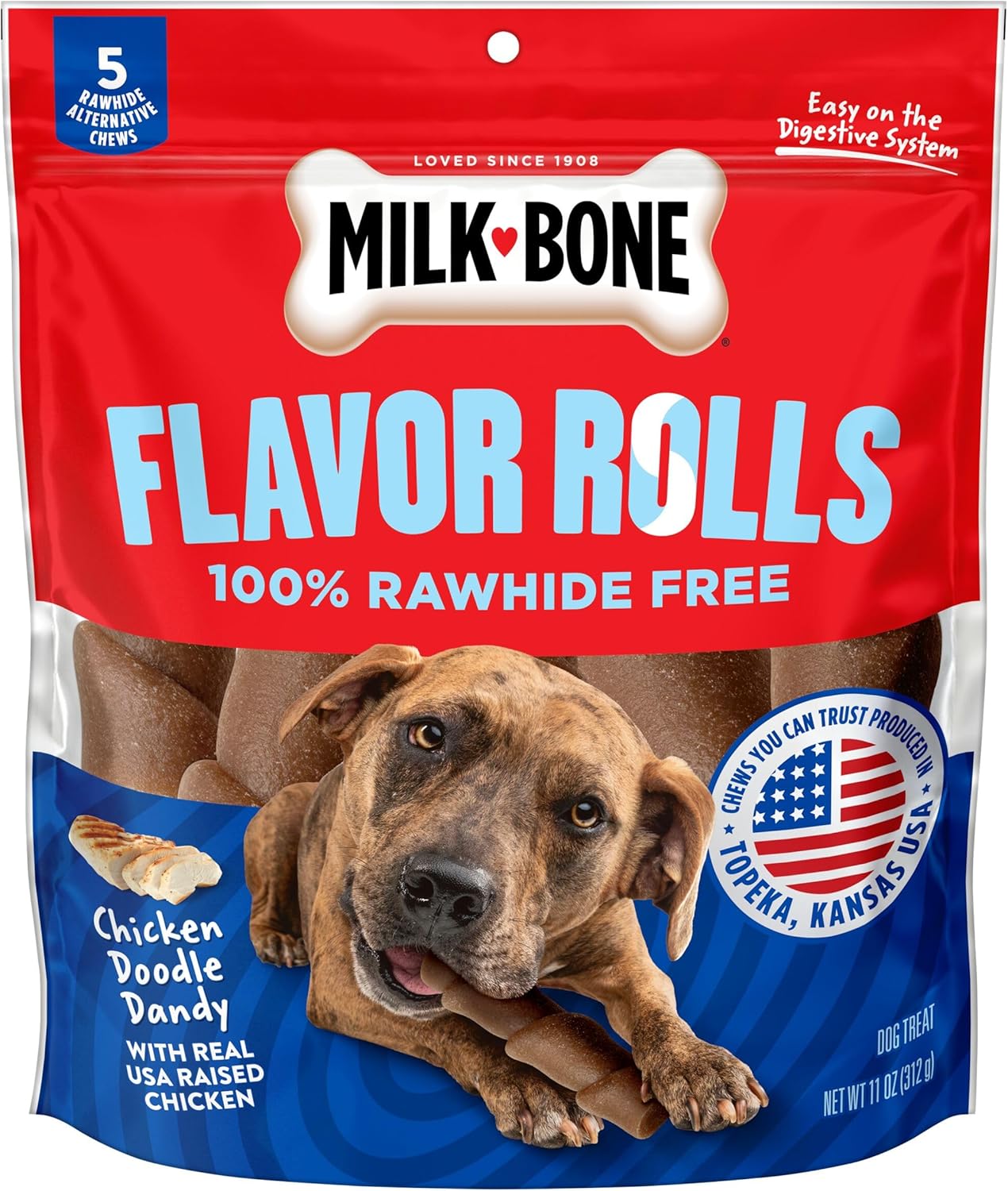 Milk-Bone MaroSnacks Small Dog Treats - Real Bone Marrow, 40 Oz Canister | Delicious & Nutritious