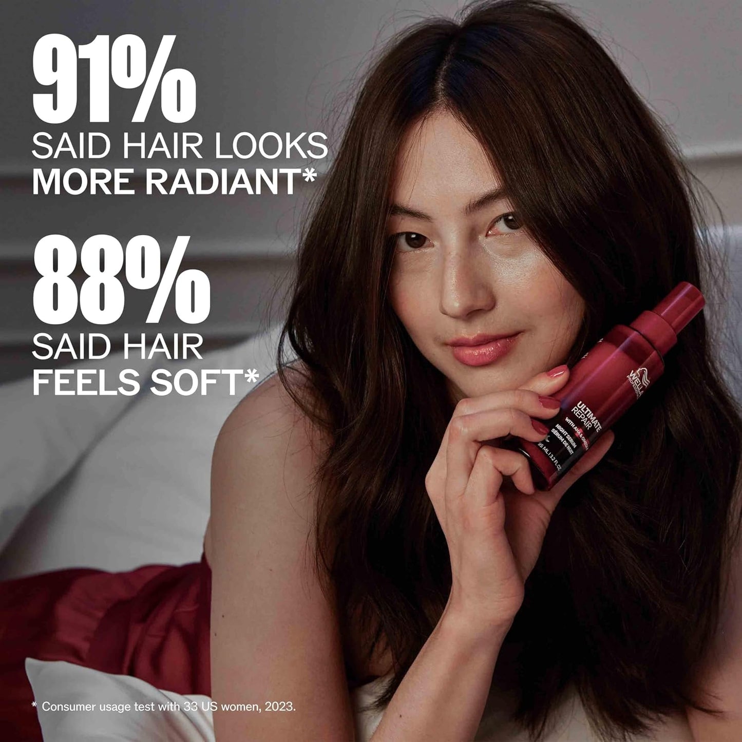 Wella Professionals Ultimate Repair Night Serum - Overnight Leave-in Treatment for Dull, Dry, Frizzy Hair | Repair Breakage & Protect Against Night Stressors | All Hair Types
