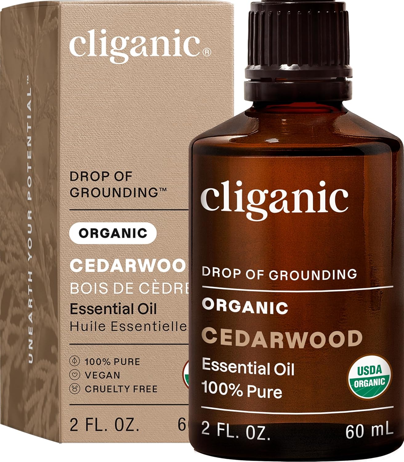 Cliganic Organic Lavender Essential Oil - 100% Pure Aromatherapy Oil | Non-GMO, 15ml