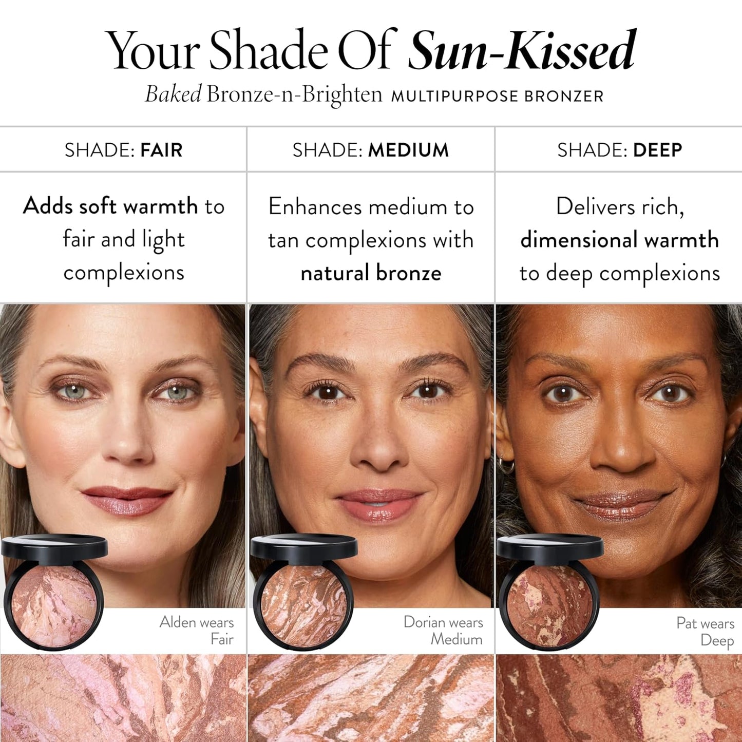 Laura Geller Baked Bronze-N-Brighten Bronzer Powder - Natural Bronze Glow | Fair Shade