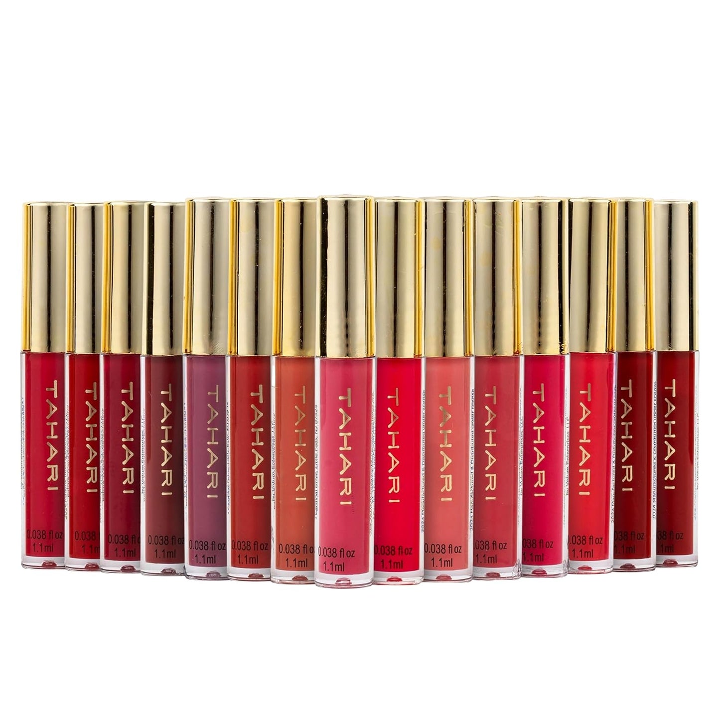Tahari 5pc Lip Gloss Set - Long-Lasting Shimmery Lip Glosses for Women | Non-Sticky, High Shine Gift Set