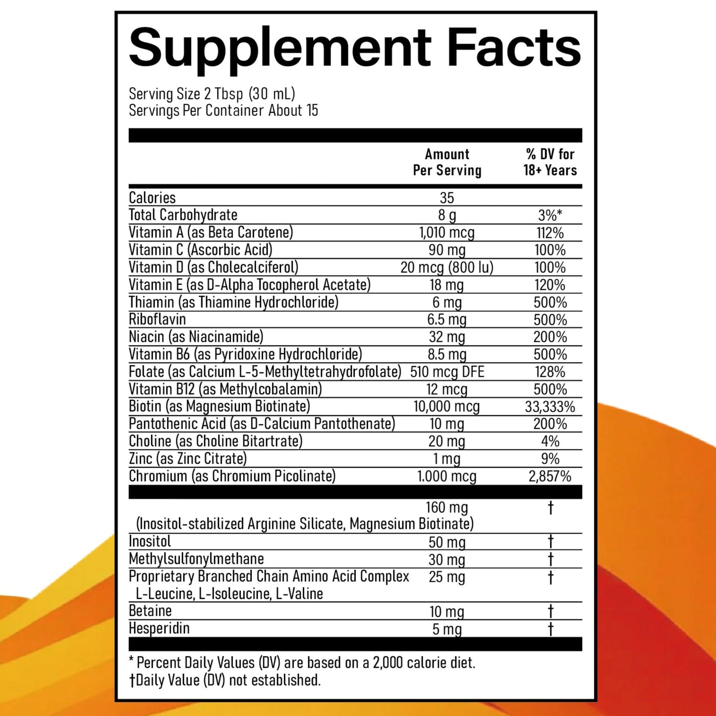 LSJSDS Liquid Multivitamin,Hair Growth,15.22 fl oz / 450ml,Support Healthy Skin,Promote Thicker,Fuller Hair,Reduce Wrinkles & Fine Lines (Peach Mango)