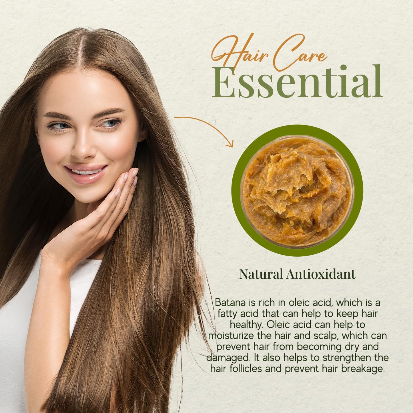 Batana Oil for Hair Growth - 100% Pure Natural Treatment | 16 FL OZ
