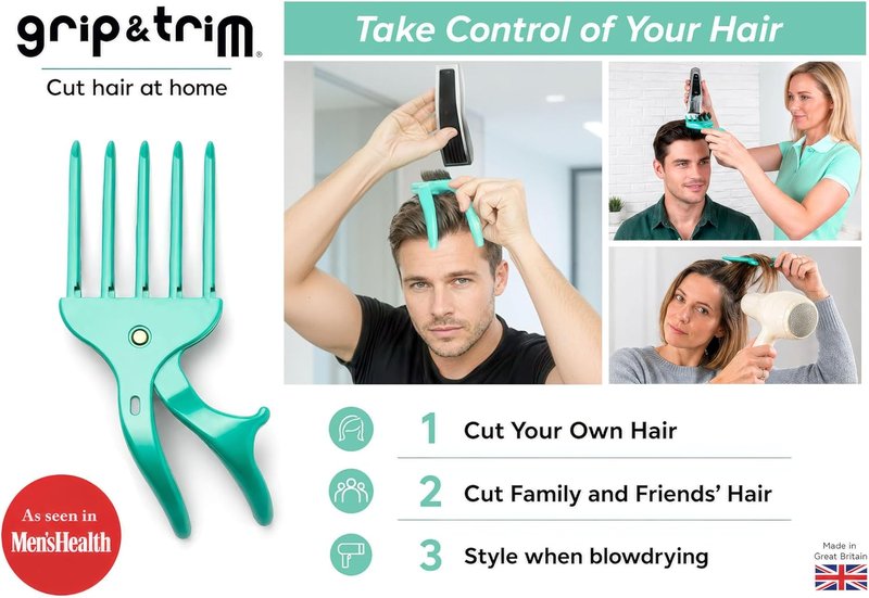 DIY Haircut Tool - Effortless Home Hair Cutting | Compatible with Hair Clippers for Clean, Even Trims