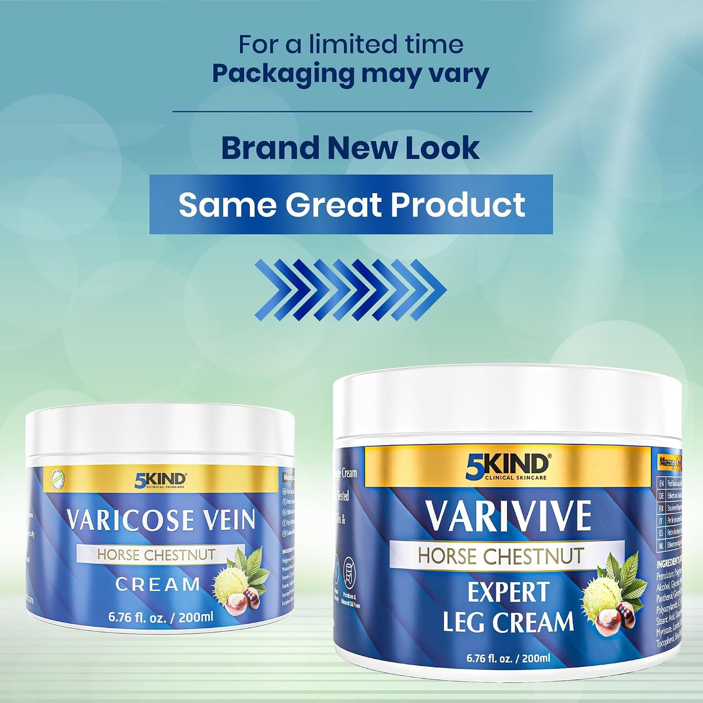 Varicose Veins Treatment Cream - Horse Chestnut, Zinc & Arnica | 6.76 Fl Oz for Improved Appearance & Comfort