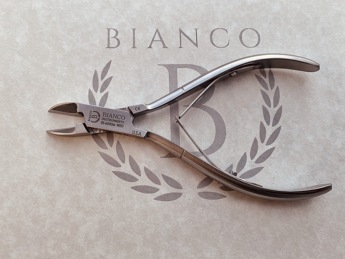 Bianco Instruments 6000 6" Heavy Duty Nail Splitter Stainless Steel Made in The USA (Medium Point)