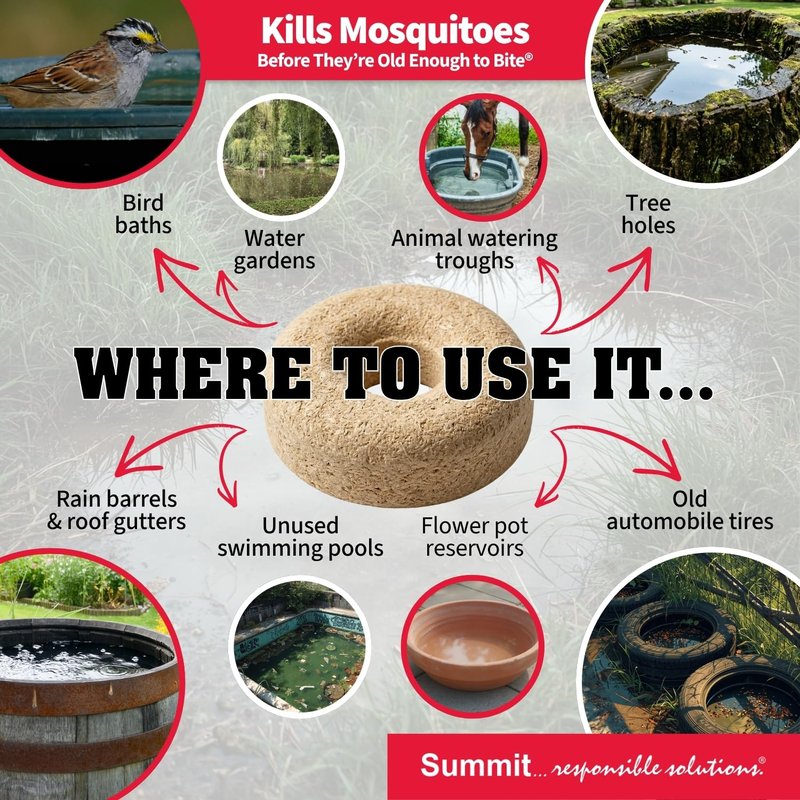 Summit...responsible solutions 110-12 Mosquito Dunks, 6-Pack