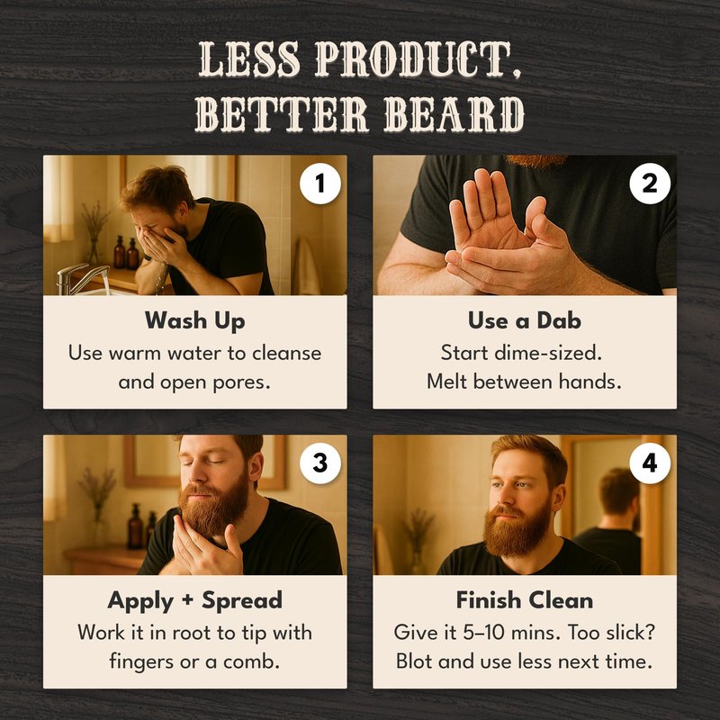 Bronmans Beef Tallow Beard Butter for Men - 4oz - Hydrating Coconut Beard and Skin Balm with Shea Butter - Deeply Moisturizing Tallow